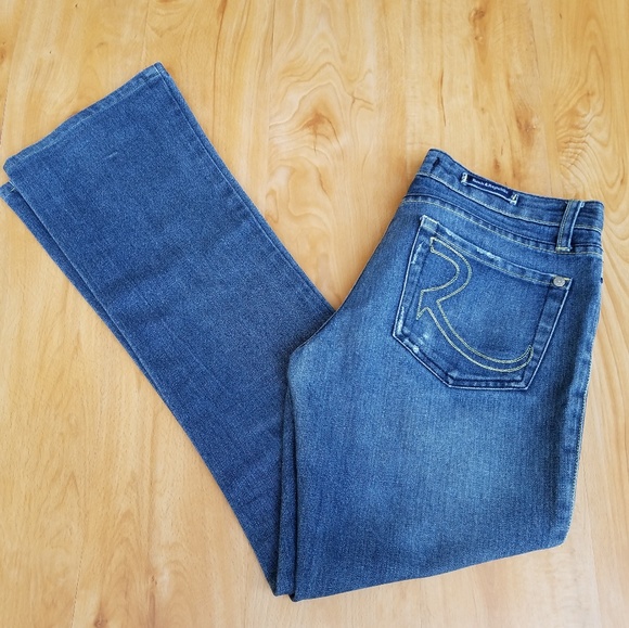 Rock & Republic Denim - Rock & Republic Distressed Boot Cut Jeans 32X31